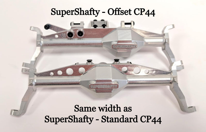 SuperShafty "OFFSET CP44" STEERING Portal Custom Capra Axle Housings