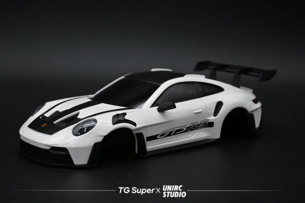 GT55 1/24 Scale GT3 RS Sports Car Body – Racing Edition – 109mm Wheelbase (White)