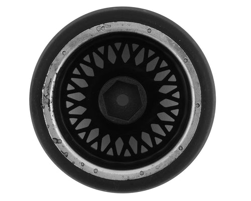 Firebrand RC Crownjewel DSR39 Pre-Mounted Slick Drift Tires (4) (Gold) w/Sickle-R Tires, 12mm Hex & 3mm/9mm Offset