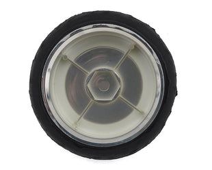 Firebrand RC Retrodrag RT3 Pre-Mounted On-Road Tires (4) (Chrome) w/Fang Tires, 12mm Hex & 3mm Offset