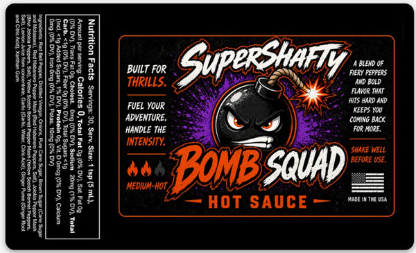 SuperShafty Bomb Squad Hot Sauce