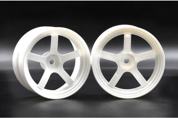 REVE D Drift Wheel DP5, 6mm Offset, White (2)