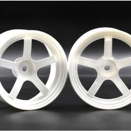 REVE D Drift Wheel DP5, 6mm Offset, White (2)