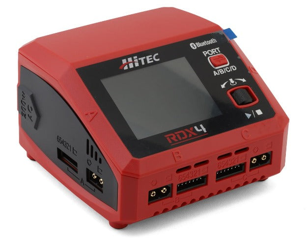 Hitec RDX4 Dual Smart LiPo Battery Balance Charger (6S/10A/AC-200W/DC-400W)