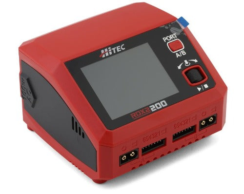 Hitec RDX2 200 Dual Smart LiPo Battery Balance Charger (6S/10A/DC-200W/AC-100W)