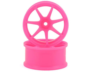 Integra AVS Model T7 High Traction Drift Wheel (Pink) (2) (5mm Offset) w/12mm Hex