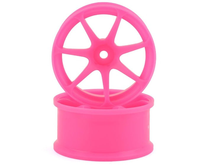 Integra AVS Model T7 High Traction Drift Wheel (Pink) (2) (8mm Offset) w/12mm Hex