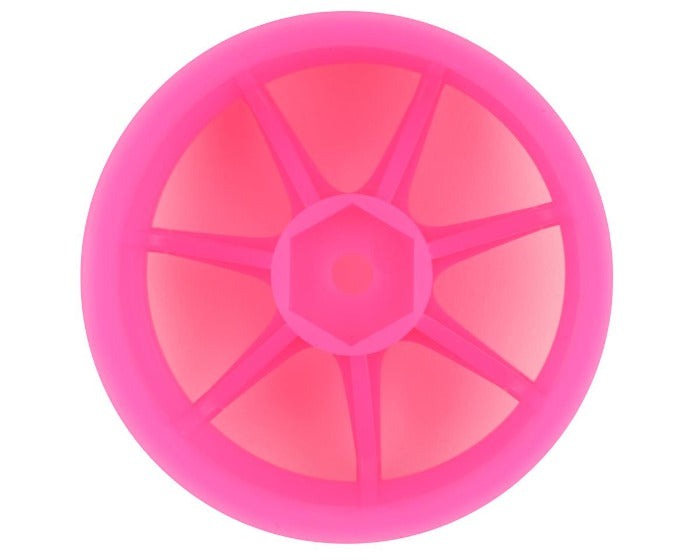 Integra AVS Model T7 High Traction Drift Wheel (Pink) (2) (8mm Offset) w/12mm Hex