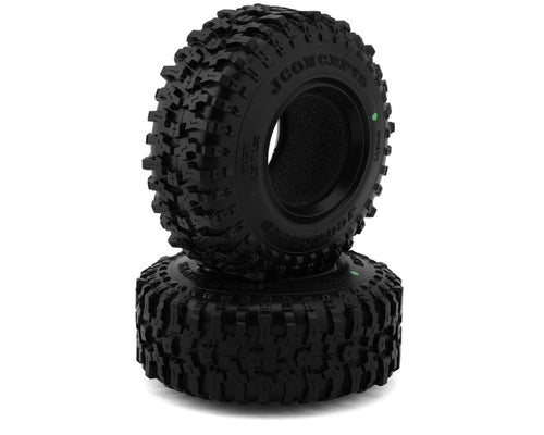JConcepts 4.19" Tusk 1.9 All Terrain Crawler Tires, Class 1, Green (2)