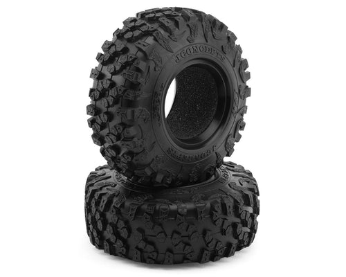 JConcepts 4.25" FYR "FIre" 1.9 Rock Crawler Tires, Green Compound (2)