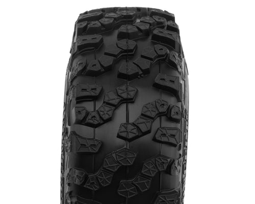 JConcepts 4.25" FYR "FIre" 1.9 Rock Crawler Tires, Green Compound (2)