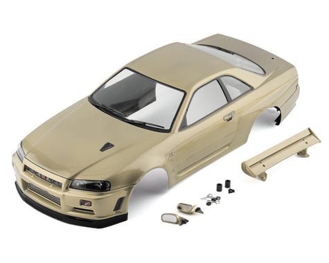 Killerbody Nissan Skyline R34 Pre-Painted 1/10 Touring Car Body (Champagne Gold)