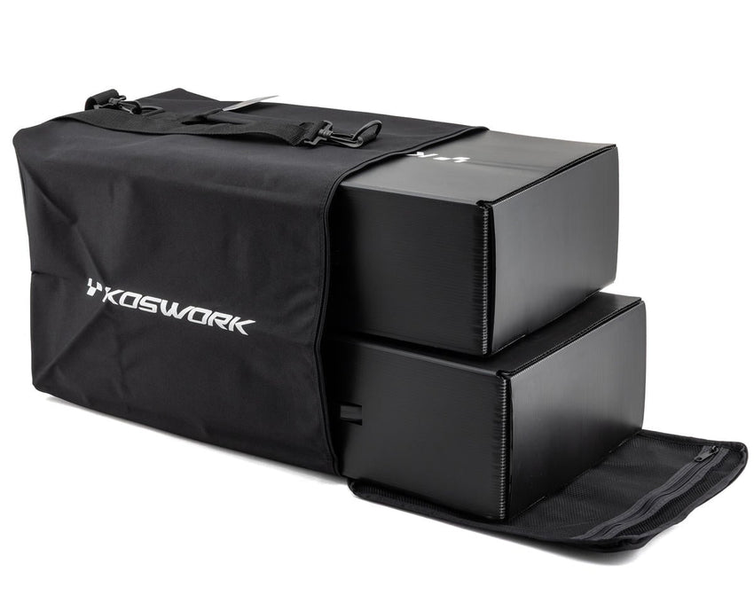 Koswork 1/10 Smart Dual Car Carrying Bag (w/2 Carrying Cases) (495×305×345mm)