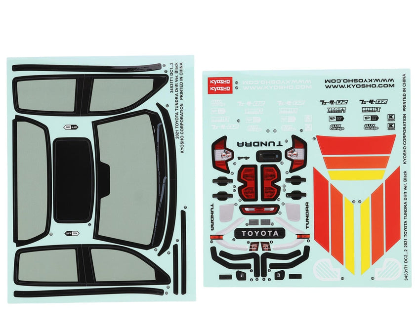 Kyosho Fazer FZD2 1/10 2021 Toyota TRD Tundra Body (Clear)