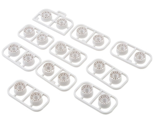 Kyosho Mini-Z RWD Multi Spoke 8.5mm & 11mm Wheel Set (20) (White)