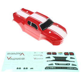 Redcat 1/16th Truck Body W/ Stickers, Red