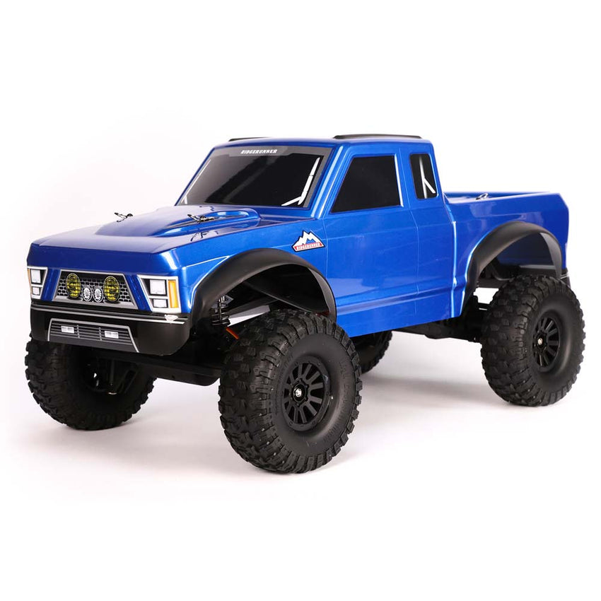 Redcat Danchee RidgeRunner RC Crawler - 4 Wheel Steering - 1:10 Brushed Rock Crawler, Blue