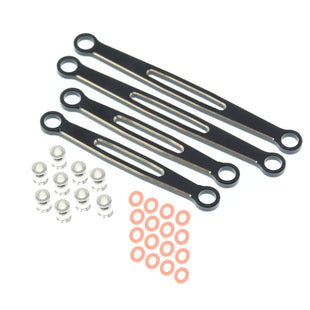 Redcat Brass Front/Rear Links (Black) (4): MT-18, Ascent 18