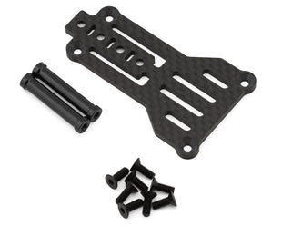 MST RMX 4 Carbon Fiber Lightweight Rear Upper Deck Mount Plate w/Aluminum Posts
