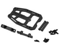 MST RMX 4 Carbon Fiber Lightweight Front Bulkhead Upper Plate Set w/Aluminum Posts