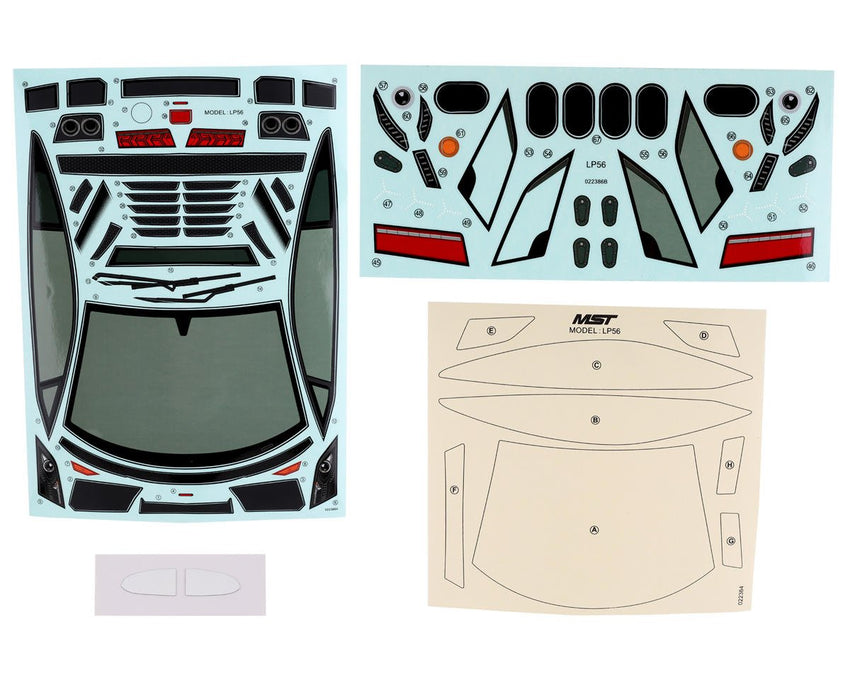 MST LP56 body, Clear