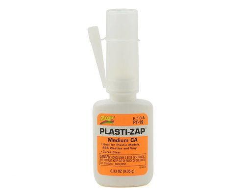 Pacer Technology Plasti-Zap CA Glue (Medium) (0.33oz)