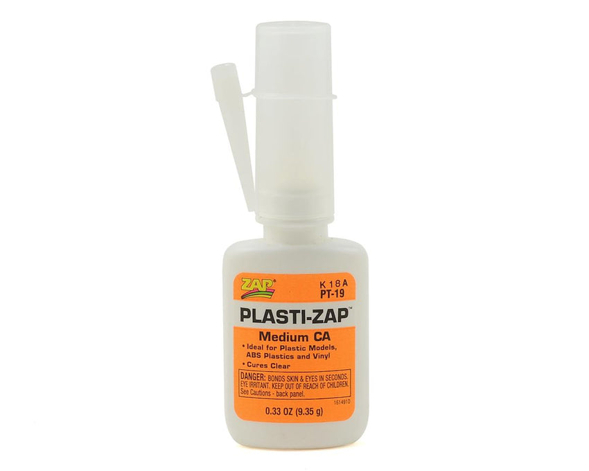 Pacer Technology Plasti-Zap CA Glue (Medium) (0.33oz)