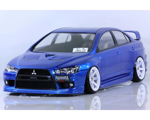 Pandora RC 1/10 Mitsubishi Lancer Evolution X Drift Body Set (Clear) (257-260mm)