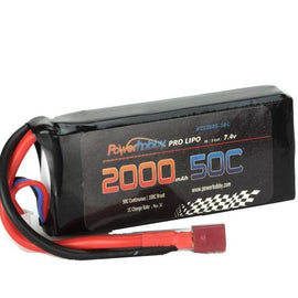 Powerhobby 2s 7.4v 2000mah 50c Lipo Battery w Deans Plugs