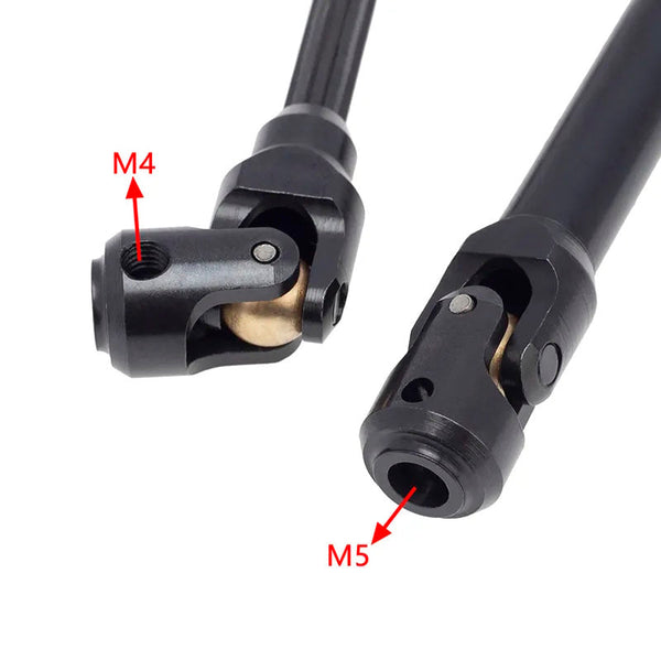 Powerhobby 60-77MM Universal Spline Drive Shaft CVD for TRX-4 Wraith SCX10 (1)