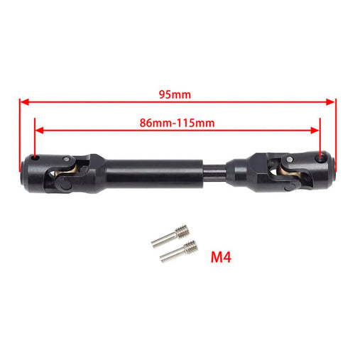 Powerhobby 86-115MM Universal Spline Drive Shaft CVD for TRX-4 Wraith SCX10 (1)