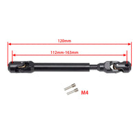 Powerhobby 112-163MM Universal Spline Drive Shaft CVD for TRX-4 Wraith SCX10 (1)