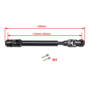 Powerhobby 112-163MM Universal Spline Drive Shaft CVD for TRX-4 Wraith SCX10 (1)