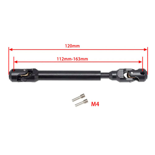 Powerhobby 112-163MM Universal Spline Drive Shaft CVD for TRX-4 Wraith SCX10 (1)