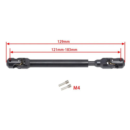 Powerhobby 121-183MM Universal Spline Drive Shaft CVD for TRX-4 Wraith SCX10 (1)