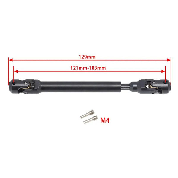 Powerhobby 121-183MM Universal Spline Drive Shaft CVD for TRX-4 Wraith SCX10 (1)