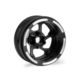 Powerhobby 1.9" Carbon Fiber Lightweight Beadlock Wheels C 1/10 Rock Crawler (4), Black