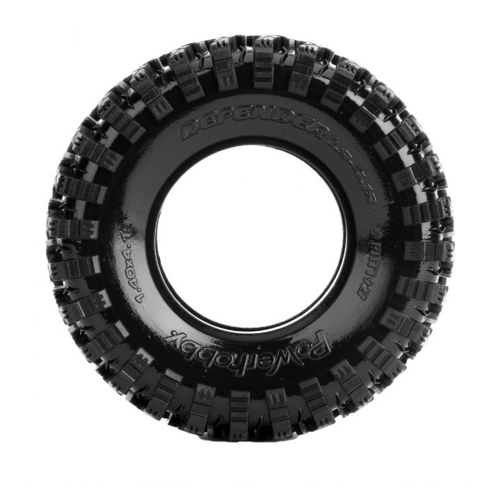 Powerhobby Defender 1.9 4.19 Crawler Tires with Dual Stage Soft and Medium Foams