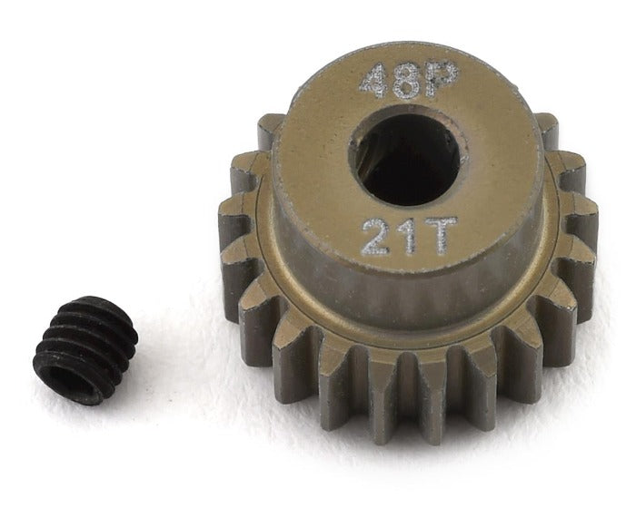 ProTek RC 21T/48P Lightweight Hard Anodized Aluminum Pinion Gear (3.17mm Bore)