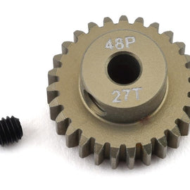 ProTek RC 27T/48P Lightweight Hard Anodized Aluminum Pinion Gear (3.17mm Bore)