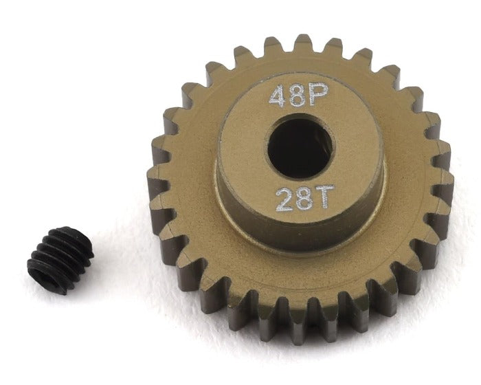 ProTek RC 28T/48P Lightweight Hard Anodized Aluminum Pinion Gear (3.17mm Bore)