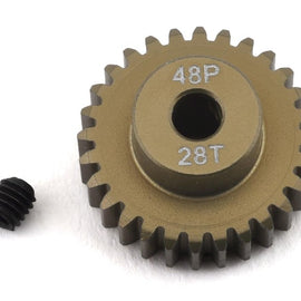 ProTek RC 28T/48P Lightweight Hard Anodized Aluminum Pinion Gear (3.17mm Bore)