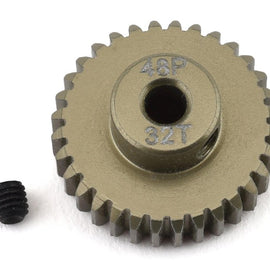 ProTek RC 32T/48P Lightweight Hard Anodized Aluminum Pinion Gear (3.17mm Bore)