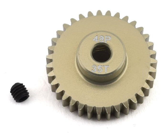 ProTek RC 35T/48P Lightweight Hard Anodized Aluminum Pinion Gear (3.17mm Bore)