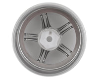 RC Art SSR Professor SPX 5-Split Spoke Drift Wheels (Matte Silver) (2) (8mm Offset) w/12mm Hex