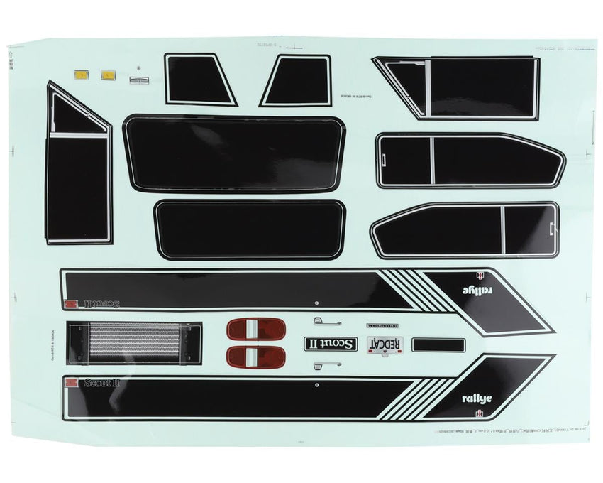 Redcat Gen8 Scout II Pre-Cut Body (Clear)