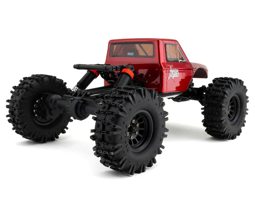 Redcat Ascent-18 Apex 1/18 RED 4WD RTR Brushless Rock Crawler w/2.4GHz Radio, Battery & Charger