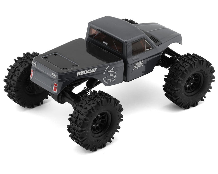 Redcat Ascent-18 Apex 1/18 GRAY 4WD RTR Brushless Rock Crawler w/2.4GHz Radio, Battery & Charger