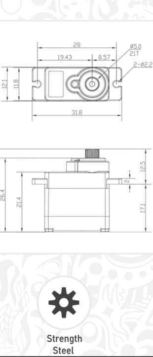 Shift RCS MS10 Micro Servo
