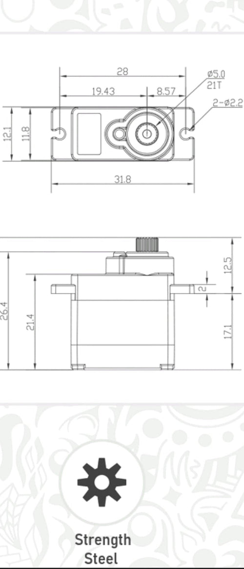 Shift RCS MS10 Micro Servo